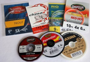 Leader materials for the fly fisherman.