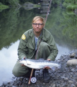 First ever steelhead Nehalem River in Oregon